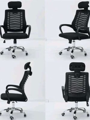 Ergonomic High-Back Mesh Executive Office Chair with Headrest
