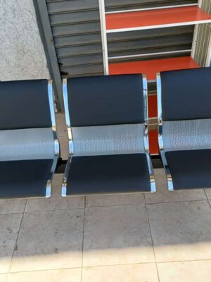 three-seater waiting bench
